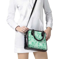 Omaomao Aloha Hawaii Shoulder Handbag Plumeria Lei With Palaka Motif - Polynesian Pride