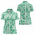 Omaomao Aloha Hawaii Women Polo Shirt Plumeria Lei With Palaka Motif - Polynesian Pride