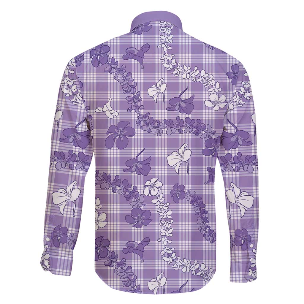 Poni Aloha Hawaii Family Matching Mermaid Dress and Hawaiian Shirt Plumeria Lei With Palaka Motif - Polynesian Pride