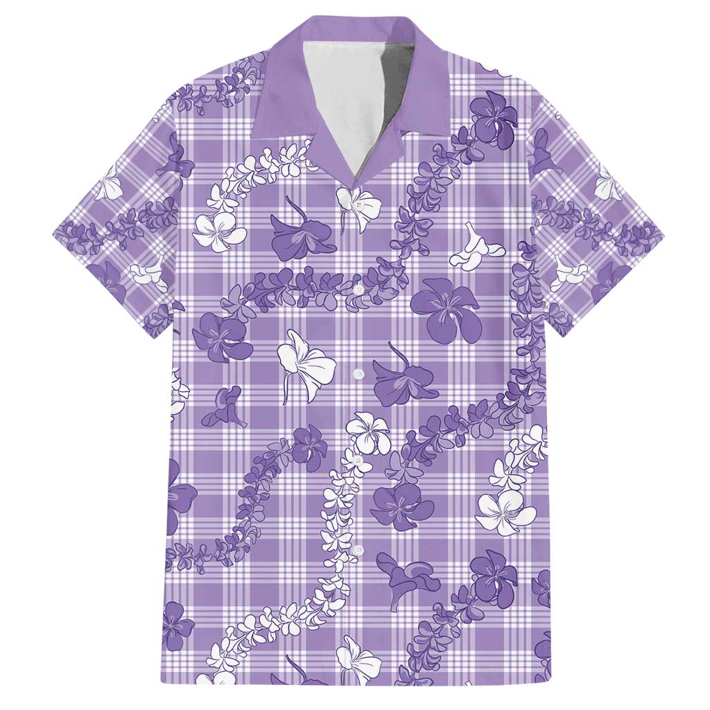 Poni Aloha Hawaii Family Matching Tank Maxi Dress and Hawaiian Shirt Plumeria Lei With Palaka Motif - Polynesian Pride