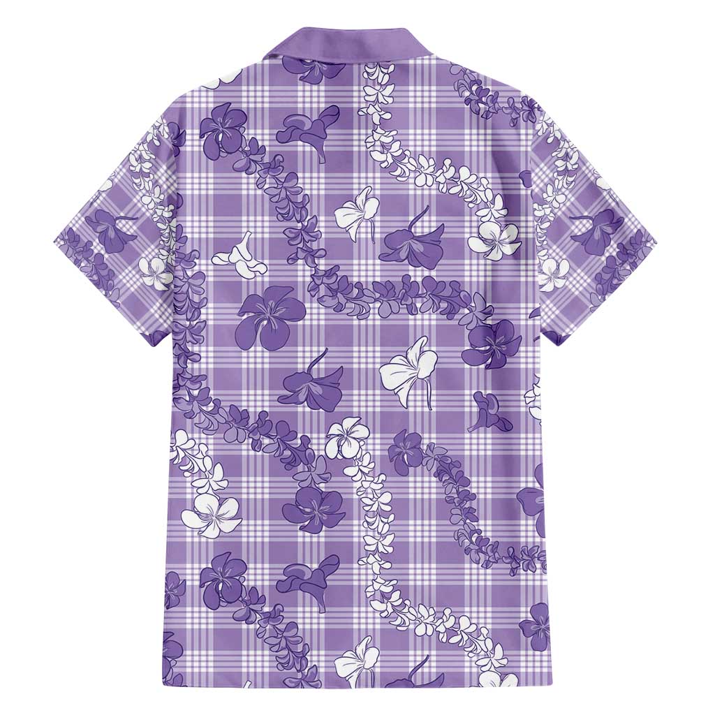 Poni Aloha Hawaii Family Matching Tank Maxi Dress and Hawaiian Shirt Plumeria Lei With Palaka Motif - Polynesian Pride