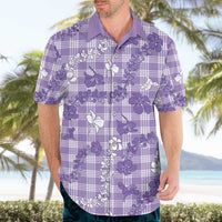 Poni Aloha Hawaii Hawaiian Shirt Plumeria Lei With Palaka Motif - Polynesian Pride