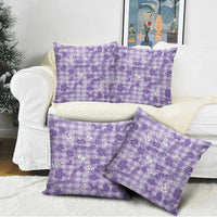 Poni Aloha Hawaii Pillow Cover Plumeria Lei With Palaka Motif LT14 - Polynesian Pride