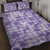Poni Aloha Hawaii Quilt Bed Set Plumeria Lei With Palaka Motif - Polynesian Pride