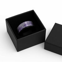 Poni Aloha Hawaii Spinner Ring Plumeria Lei With Palaka Motif - Polynesian Pride