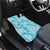 Polu Aloha Hawaii Car Mats Plumeria Lei With Palaka Motif - Polynesian Pride