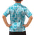 Polu Aloha Hawaii Family Matching Off Shoulder Maxi Dress and Hawaiian Shirt Plumeria Lei With Palaka Motif - Polynesian Pride