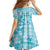 Polu Aloha Hawaii Family Matching Off Shoulder Maxi Dress and Hawaiian Shirt Plumeria Lei With Palaka Motif - Polynesian Pride