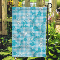 Polu Aloha Hawaii Garden Flag Plumeria Lei With Palaka Motif - Polynesian Pride