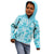 Polu Aloha Hawaii Kid Hoodie Plumeria Lei With Palaka Motif - Polynesian Pride