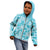 Polu Aloha Hawaii Kid Hoodie Plumeria Lei With Palaka Motif - Polynesian Pride