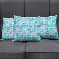 Polu Aloha Hawaii Pillow Cover Plumeria Lei With Palaka Motif LT14 - Polynesian Pride