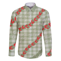 Omaomao Aloha Hawaii Family Matching Tank Maxi Dress and Hawaiian Shirt Rosebud Lei With Palaka Motif - Polynesian Pride