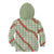Omaomao Aloha Hawaii Kid Hoodie Rosebud Lei With Palaka Motif - Polynesian Pride