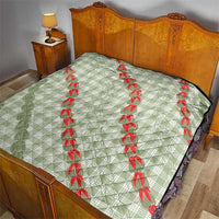 Omaomao Aloha Hawaii Quilt Rosebud Lei With Palaka Motif - Polynesian Pride