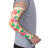 Colorful Aloha Hawaii Hibiscus Orchid Seamless Arm Sleeves