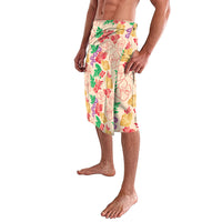 Colorful Aloha Hawaii Hibiscus Orchid Seamless Lavalava