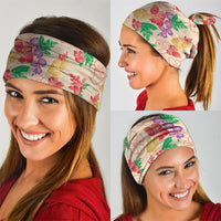 Colorful Aloha Hawaii Hibiscus Orchid Seamless Neck Gaiter