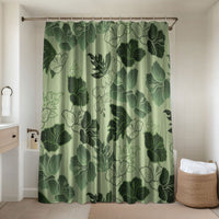 Vesuvian Green Aloha Hawaii Hibiscus Orchid Seamless Bathroom Set