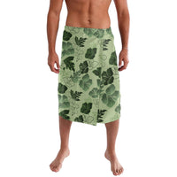 Vesuvian Green Aloha Hawaii Hibiscus Orchid Seamless Lavalava