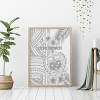 Samoa White Sunday Canvas Wall Art Manuia le Aso Sa o Tamaiti Polynesian Plumeria LT14 - Polynesian Pride