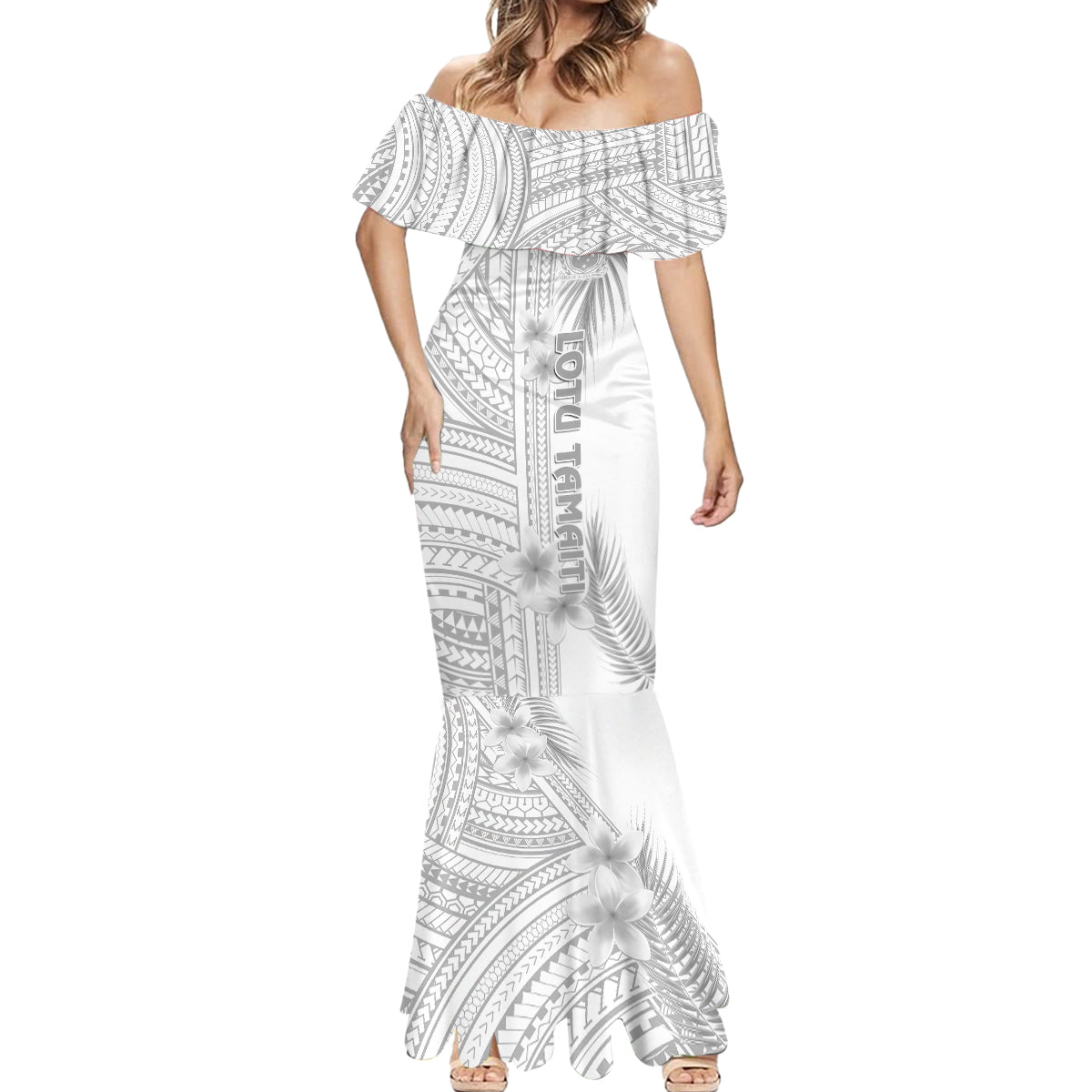 samoa-white-sunday-mermaid-dress-manuia-le-aso-sa-o-tamaiti-polynesian-plumeria