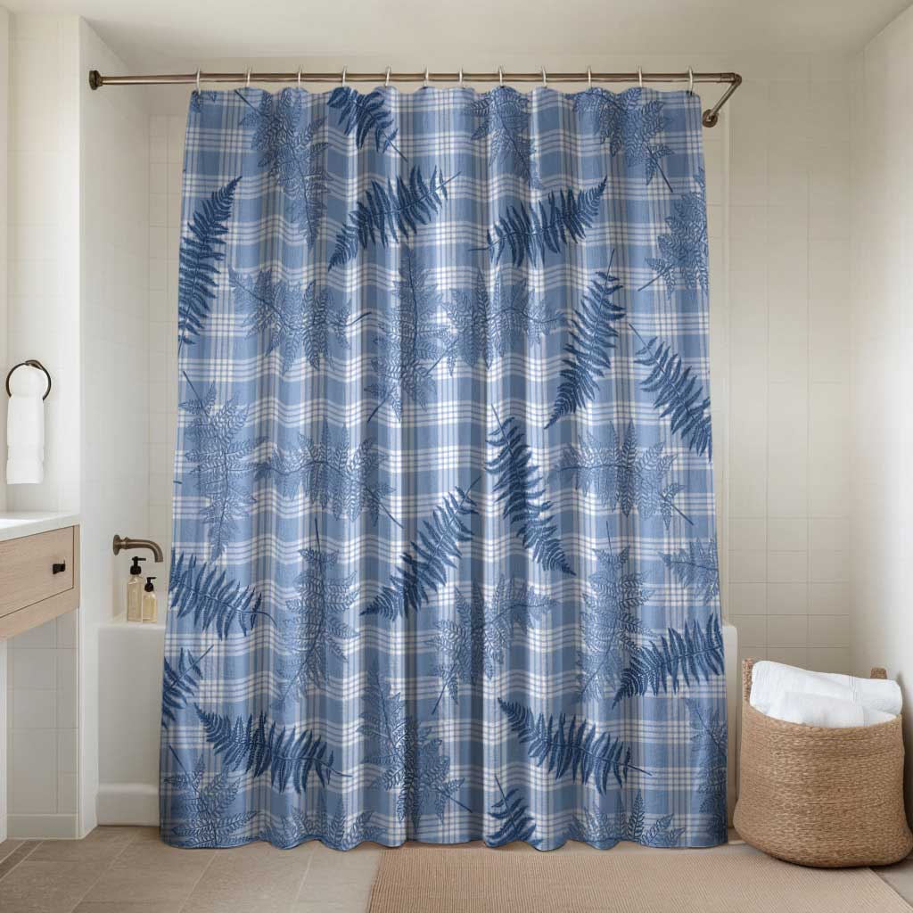 Blue Palaka Hawaii Palapalai Bathroom Set Hawaiian Fern - Polynesian Pride