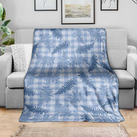 Blue Palaka Hawaii Palapalai Blanket Hawaiian Fern - Polynesian Pride