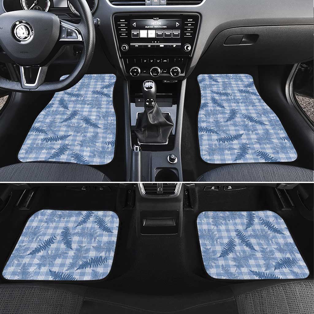 Blue Palaka Hawaii Palapalai Car Mats Hawaiian Fern - Polynesian Pride