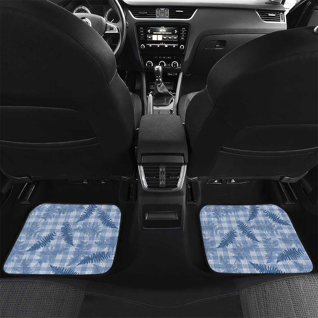 Blue Palaka Hawaii Palapalai Car Mats Hawaiian Fern - Polynesian Pride