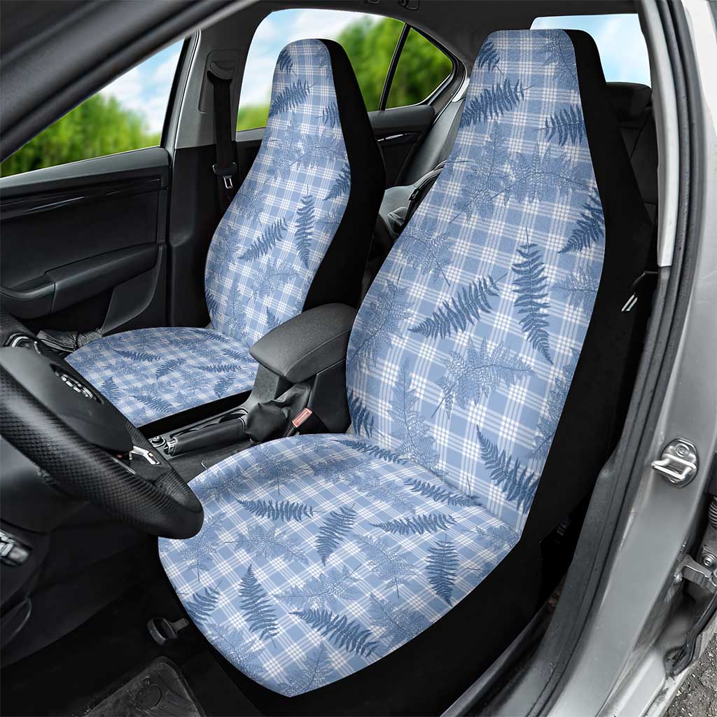 Blue Palaka Hawaii Palapalai Car Seat Cover Hawaiian Fern - Polynesian Pride