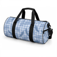 Blue Palaka Hawaii Palapalai Duffle Bag Hawaiian Fern