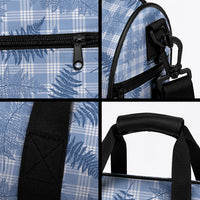 Blue Palaka Hawaii Palapalai Duffle Bag Hawaiian Fern
