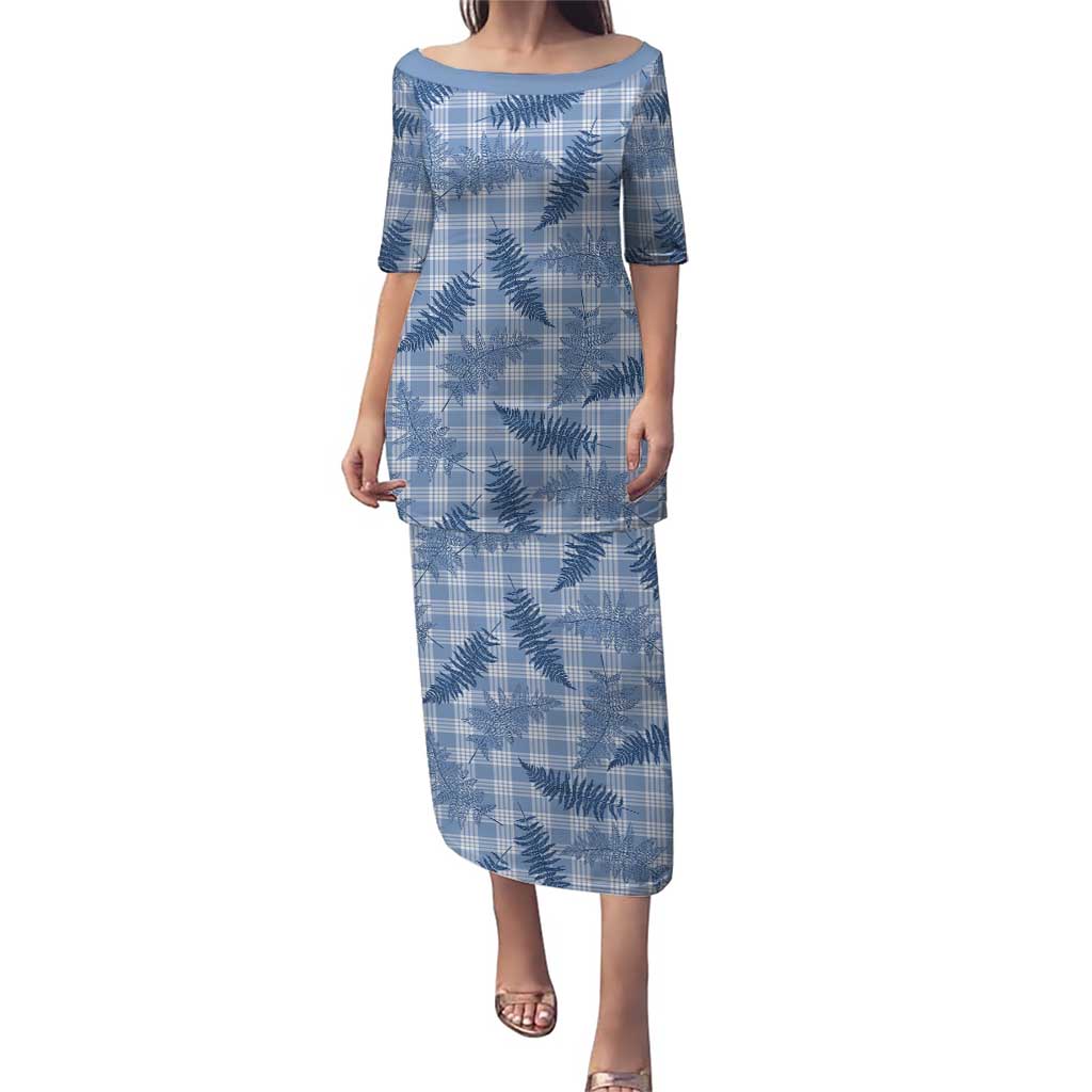 Blue Palaka Hawaii Palapalai Puletasi Hawaiian Fern - Polynesian Pride