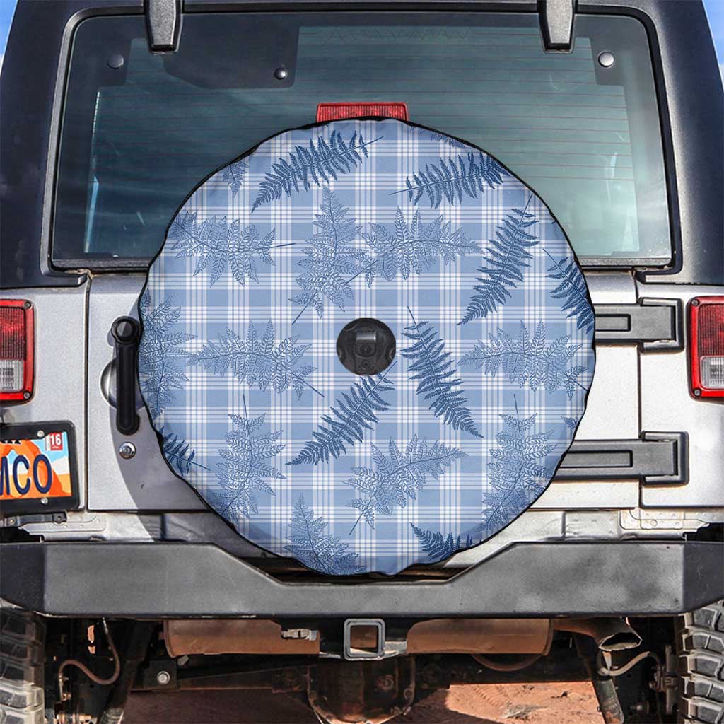 Blue Palaka Hawaii Palapalai Spare Tire Cover Hawaiian Fern - Polynesian Pride