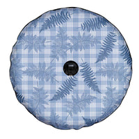 Blue Palaka Hawaii Palapalai Spare Tire Cover Hawaiian Fern - Polynesian Pride