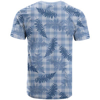 Blue Palaka Hawaii Palapalai T Shirt Hawaiian Fern - Polynesian Pride