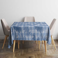 Blue Palaka Hawaii Palapalai Tablecloth Hawaiian Fern - Polynesian Pride