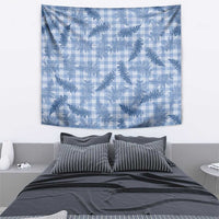 Blue Palaka Hawaii Palapalai Tapestry Hawaiian Fern - Polynesian Pride