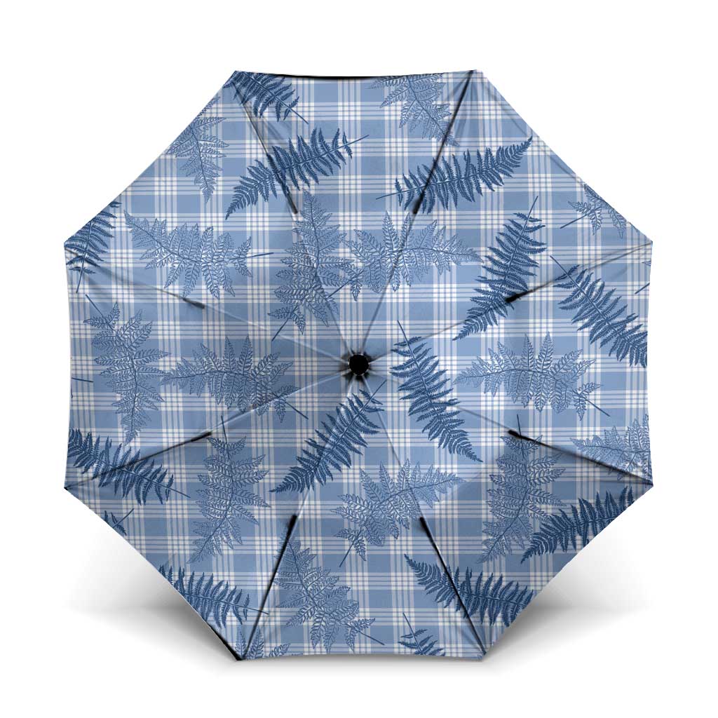 Blue Palaka Hawaii Palapalai Umbrella Hawaiian Fern - Polynesian Pride