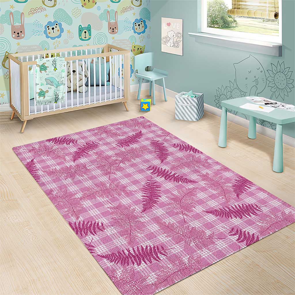 Purple Palaka Hawaii Palapalai Area Rug Hawaiian Fern - Polynesian Pride