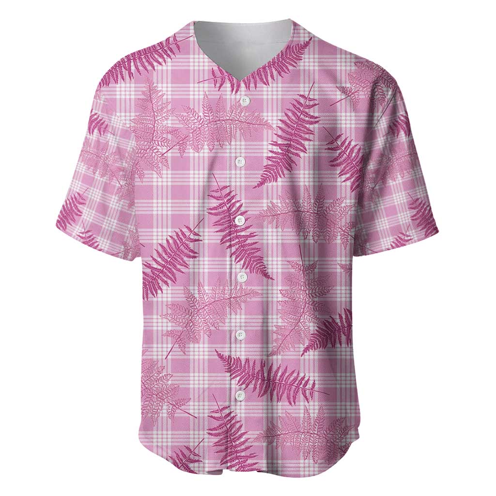 Purple Palaka Hawaii Palapalai Baseball Jersey Hawaiian Fern - Polynesian Pride