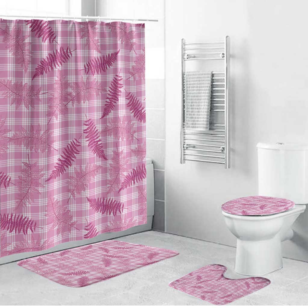 Purple Palaka Hawaii Palapalai Bathroom Set Hawaiian Fern - Polynesian Pride