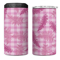 Purple Palaka Hawaii Palapalai 4 in 1 Can Cooler Tumbler Hawaiian Fern - Polynesian Pride