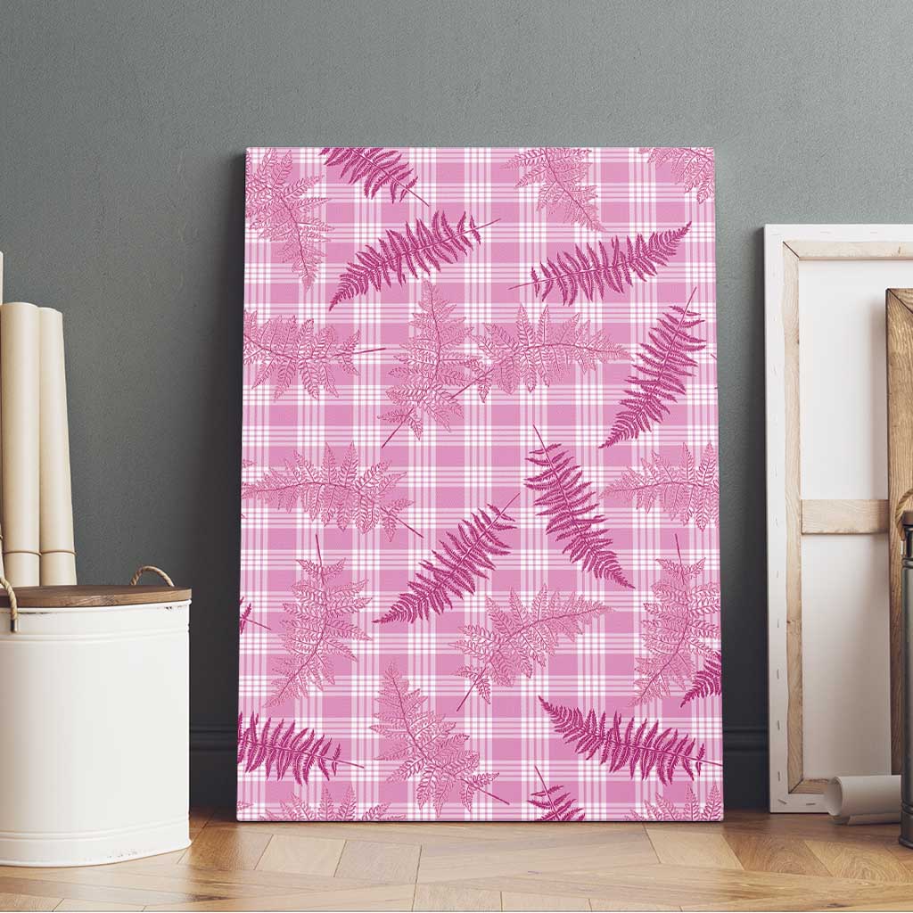 Purple Palaka Hawaii Palapalai Canvas Wall Art Hawaiian Fern - Polynesian Pride