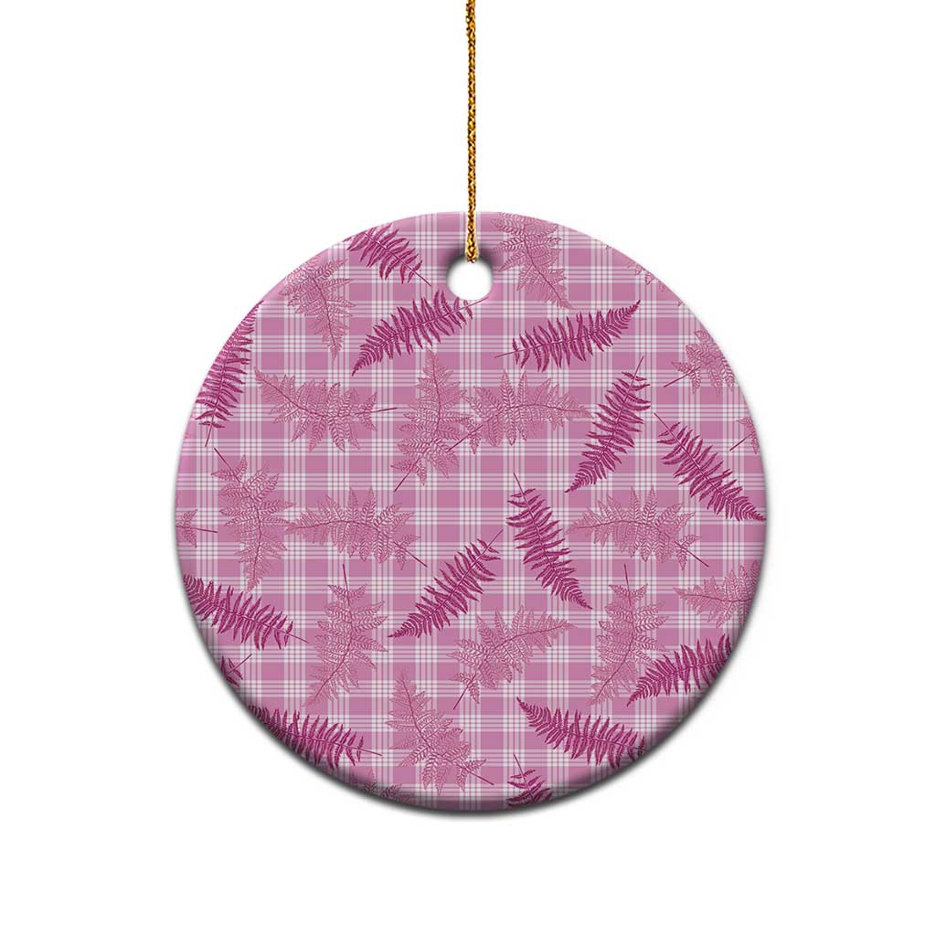 Purple Palaka Hawaii Palapalai Ceramic Ornament Hawaiian Fern - Polynesian Pride