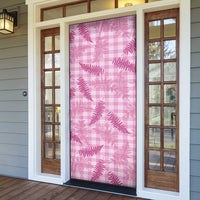 Purple Palaka Hawaii Palapalai Door Cover Hawaiian Fern - Polynesian Pride
