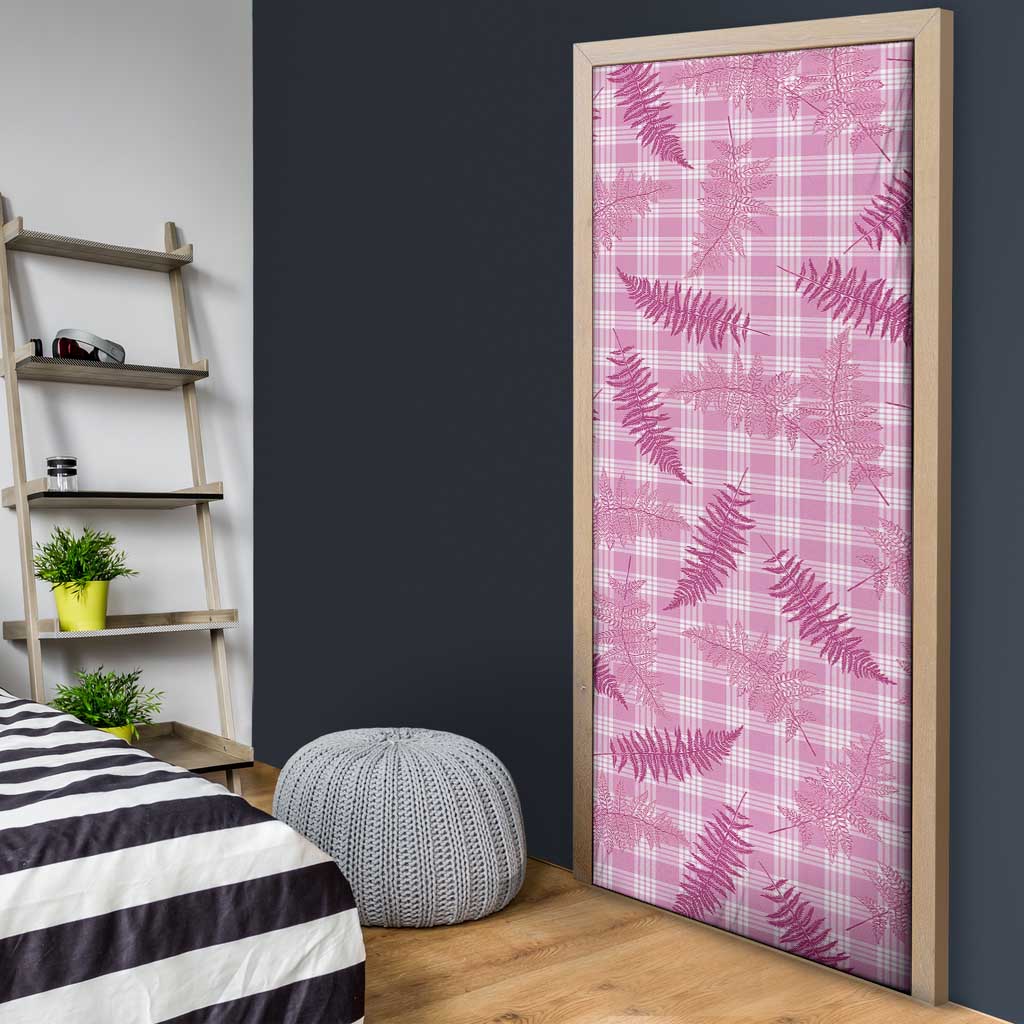 Purple Palaka Hawaii Palapalai Door Cover Hawaiian Fern - Polynesian Pride