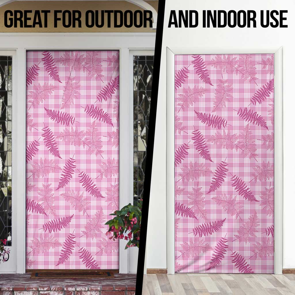 Purple Palaka Hawaii Palapalai Door Cover Hawaiian Fern - Polynesian Pride