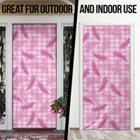 Purple Palaka Hawaii Palapalai Door Cover Hawaiian Fern - Polynesian Pride